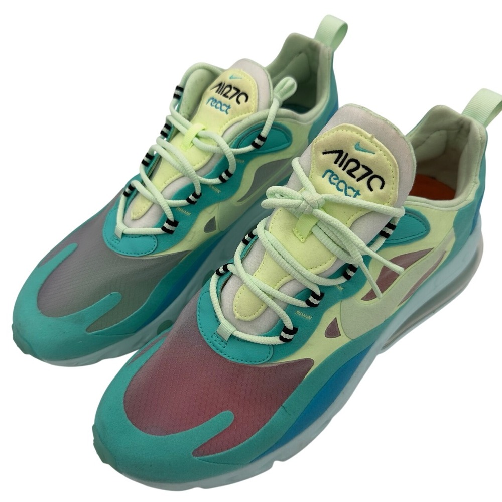 Nike Air Max 270 React Psychedelic Art Hyper Jade AO4971-301 Mens Sz 10 w Box